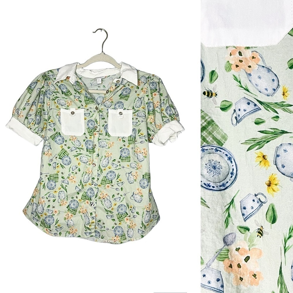 Unique VintageTea Party Picnic Cottagecore Grandma Graphic medium (vintage LG)